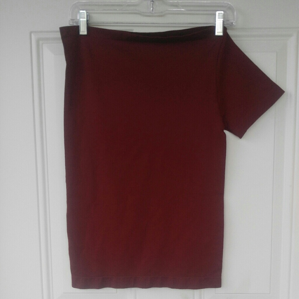 One sleeve seamless top